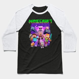 Love Minecraft Baseball T-Shirt